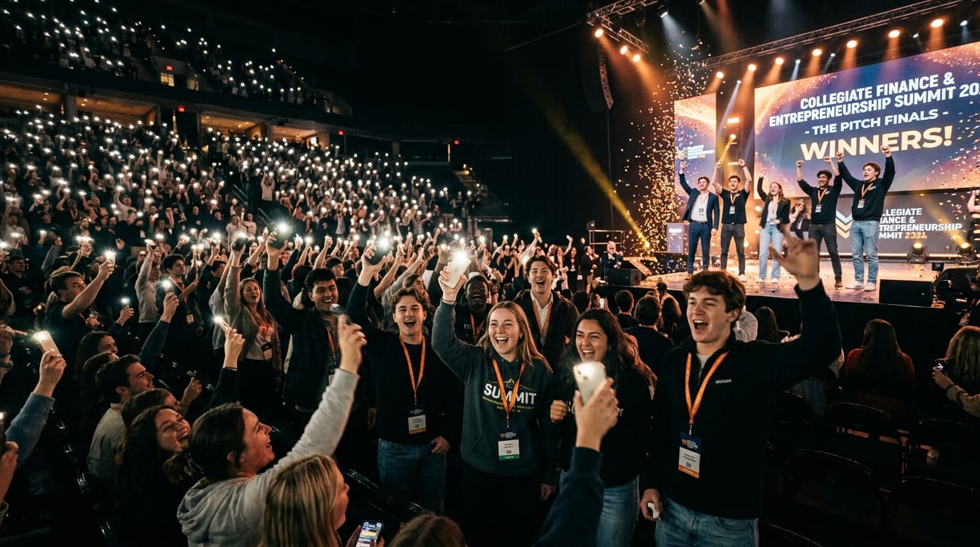 Summit Arena Flashlight Celebration